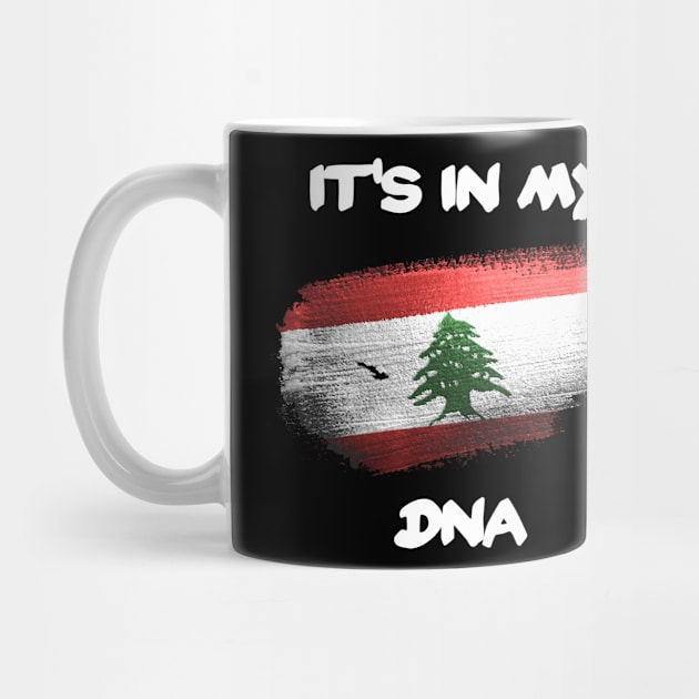 Lebanon Beirut flag DNA gift idea by TheGloriousJoey